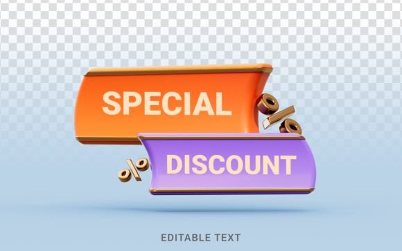3d Sale Banner Design Special Discount: Boost Your Marketing with Eye-Catching Visuals