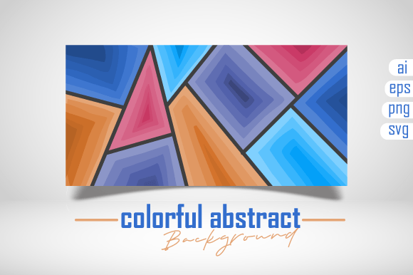 Colorful 3D Abstract Background Design: A Modern Visual Solution