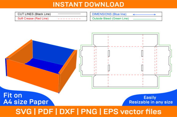 Corrugated Carton Tray Box Dieline Explained