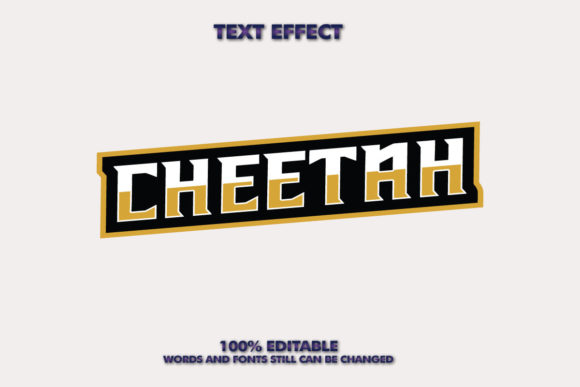 Creative Cheetah Text Effect