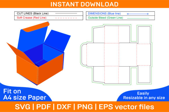 Creative Indestructo Mailer Box Dieline