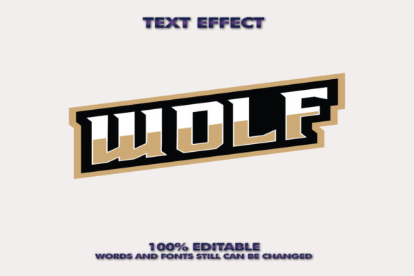 Creative Wolf Text Effect