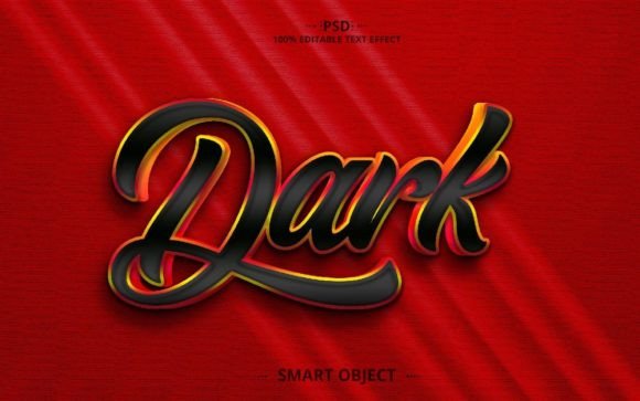 Dark Creative 3D Text Effect Design: A Guide to Modern Digital Artistry