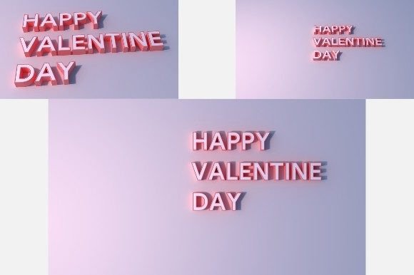 Happy Valentine Day Text Pink Color JPG: A Beautiful Way to Express Love