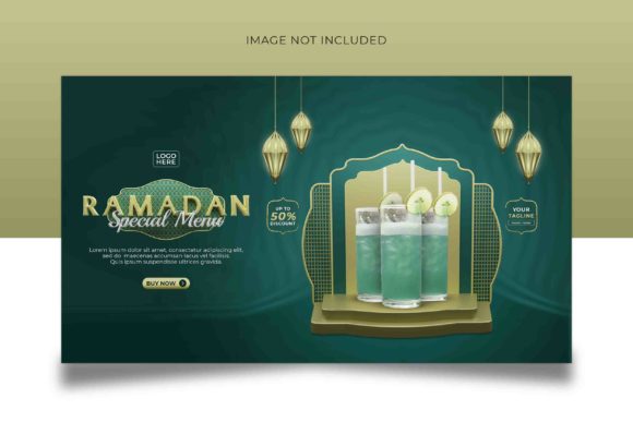 Maximize Your Ramadan Marketing with the Sale Juice Banner Cover Template