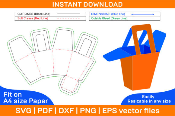 Shopping Bag Box Style Dieline Template: A Practical Guide for Creators and Businesses
