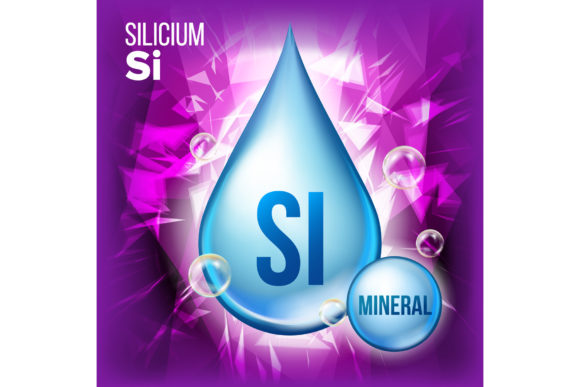 Si Silicium Vector. Mineral Blue Drop: A Comprehensive Evaluation