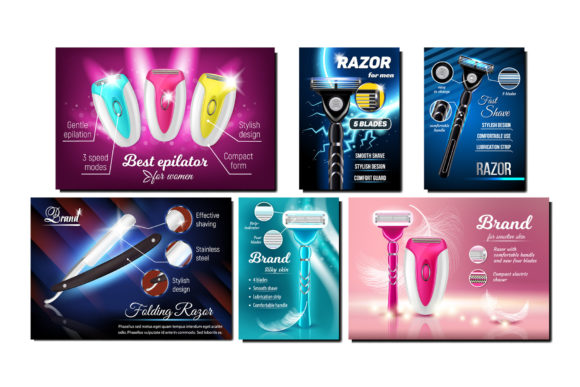 The Future of Advertising: Razor and Epilator Advertising Banner in Modern Marketing