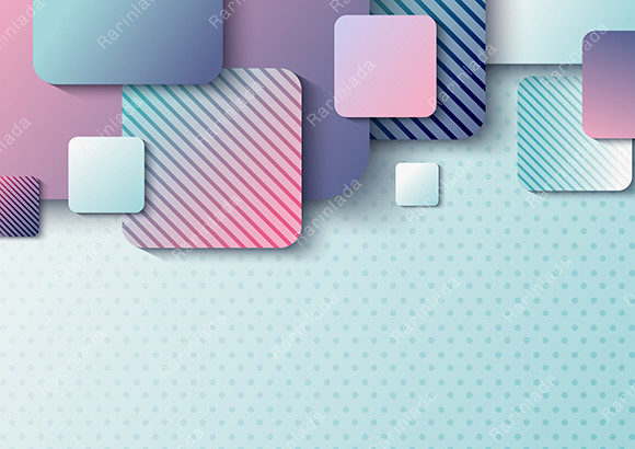 Understanding the Abstract 3D Rounded Square Design Header